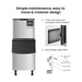Blizzard Professional Air-Cooled Ice Maker 450kg - SN-1000P