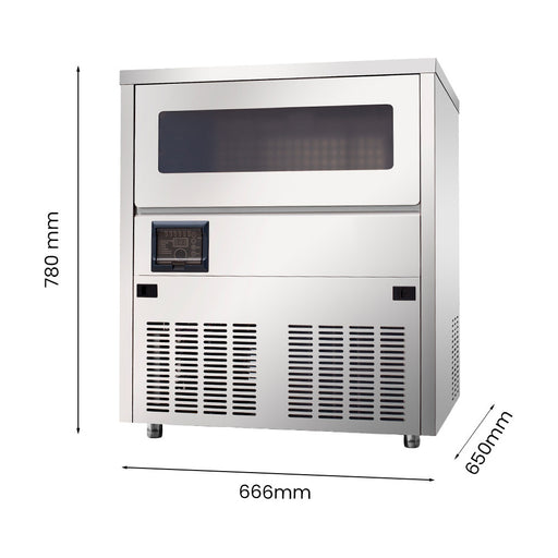 Blizzard Under Bench Ice Maker Air Cooled 100kg - SN-101B