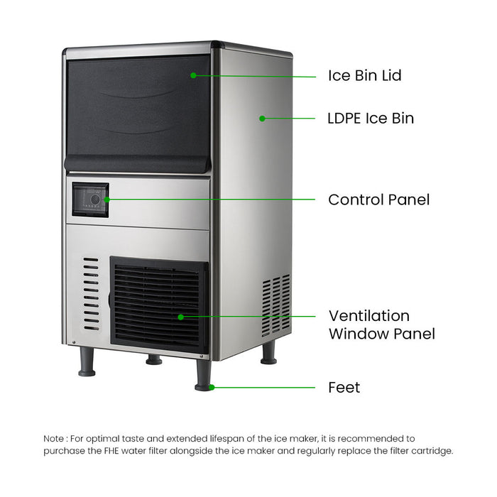 Blizzard Granular Ice Maker 120kg - SN-128F