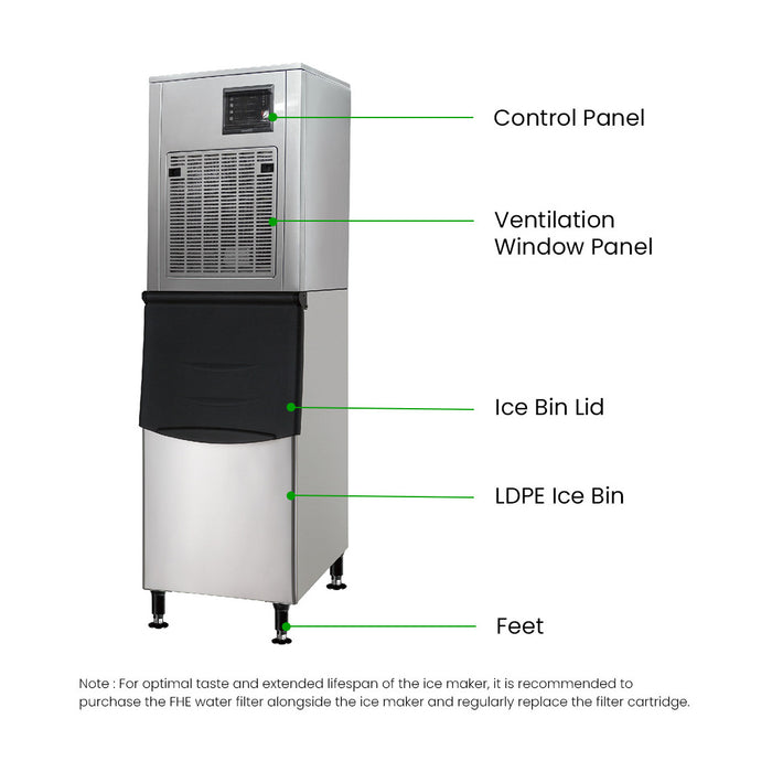 Blizzard Granular Ice Maker 250kg - SN-258F