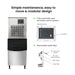 Blizzard Granular Ice Maker 250kg - SN-258F