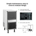 Blizzard Blizzard Underbench Bullet Ice Maker 25kg - SN-25C
