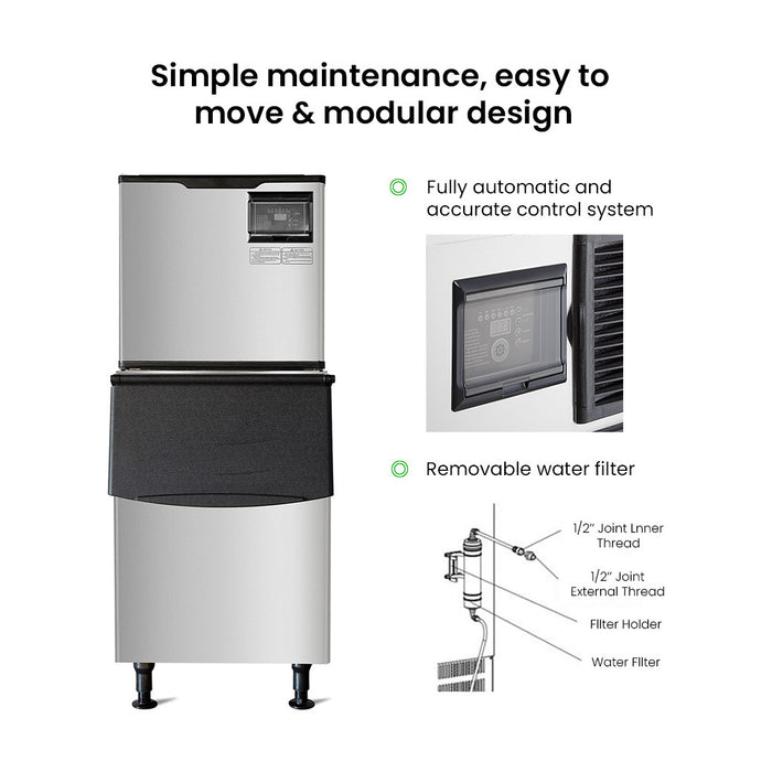 Blizzard Professional Air-Cooled Ice Maker 189kg - SN-420P