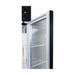 Thermaster Single Glass Door Upright Fridge Black Stainless Steel 500L - SUCG500B
