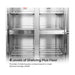 Thermaster Tropical 4 x Half Door SS Freezer - SUF1000