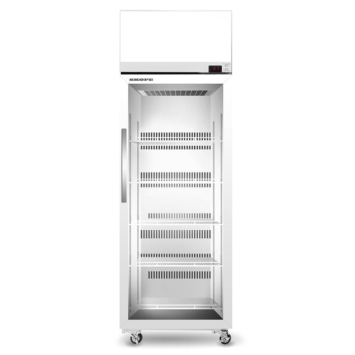 SKOPE EziCore 1 Glass Door Display or Storage Fridge - TCE650N