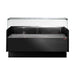 Tecnodom Series MR80 Black 1520mm Wide Deli Display with Storage & Castors - TDMR-0815B