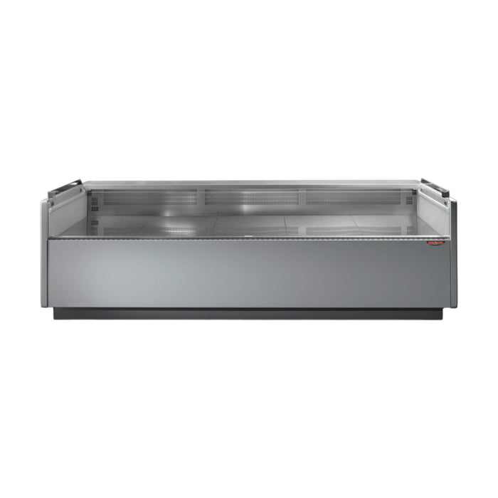 Tecnodom Series MR80 Black 1520mm Self-Serving Deli Display with Storage & Castors - TDMR-0815SELF