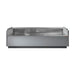 Tecnodom Series MR80 Black 2000mm Self-Serving Deli Display with Storage & Castors - TDMR-0820SELF