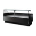 Tecnodom Series MR80 Black 2480mm Wide Deli Display with Storage & Castors - TDMR-0825B
