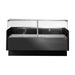 Tecnodom Series MR9.5 Black 2000mm Wide Deli Display with Storage & Castors - TDMR-0920B