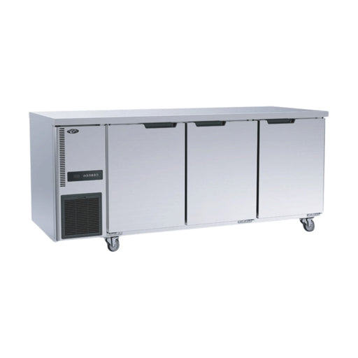 Thermaster Stainless Steel Triple Door Workbench Freezer - TL1800BT-3D