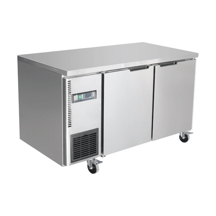 Thermaster Stainless Steel Double Door Workbench Freezer - TS1200BT