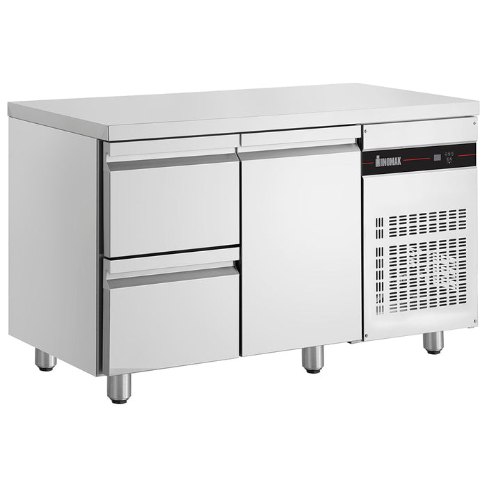 Inomak Under Bar Fridge 1 Door 2 Drawers - UBD2000