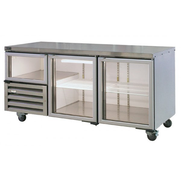 Anvil Under Bar 1 1/2 Glass Doors 1800mm W x 600mm D  - UBG6180(H)