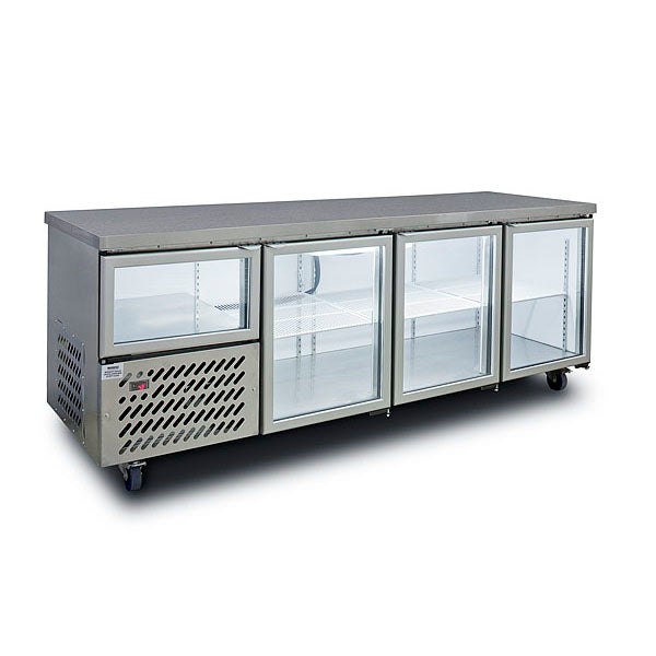 Anvil Under Bar 1 1/2 Glass Doors 2400mm W x 600mm D - UBG6240(H)