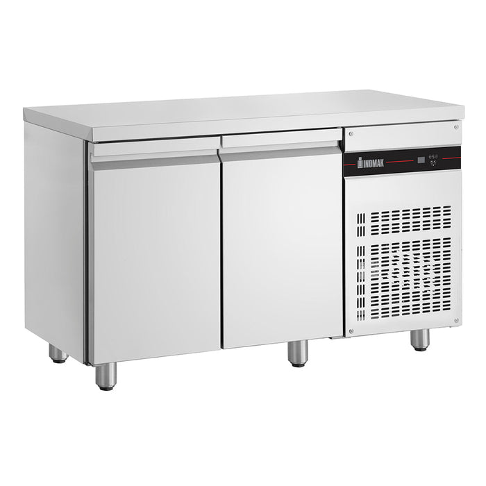 Inomak Two Solid Door Undercounter Fridge 1345mm - UBI7134