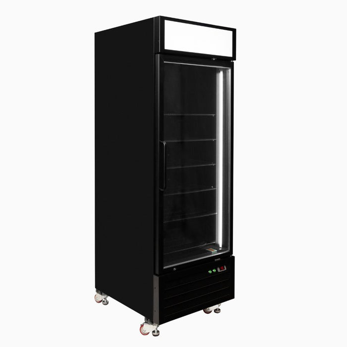 Bromic Upright Display Freezer 546L - 1 Door - Flat Glass - Lightbox - UF0550GDL-NR