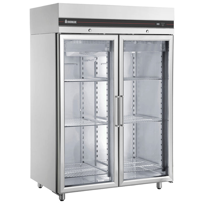 Inomak Double Glass Door Upright Fridge 1432L - UFI1140G