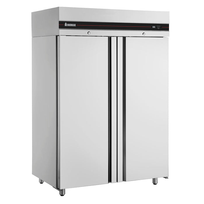 Inomak Double Solid Door Slimline Fridge 1227L - UFI1140SL