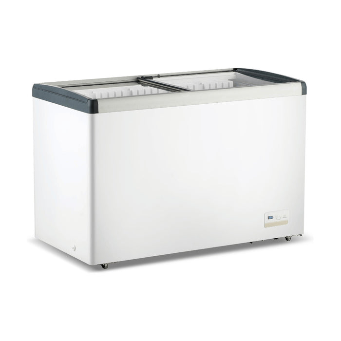 Thermaster Chest Freezer with Flat Glass Sliding Lids 396L - WD396G