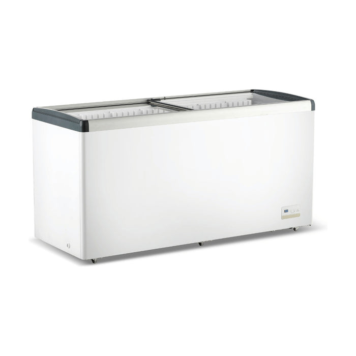 Thermaster Chest Freezer with Flat Glass Sliding Lids 516L - WD516G