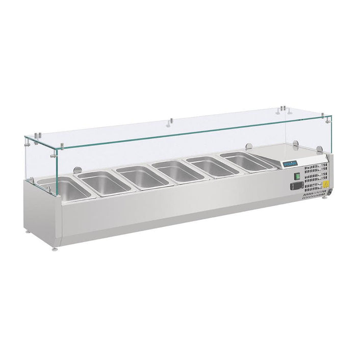 Polar G-Series Countertop Prep Fridge 6 x 1/4GN - AB090-A