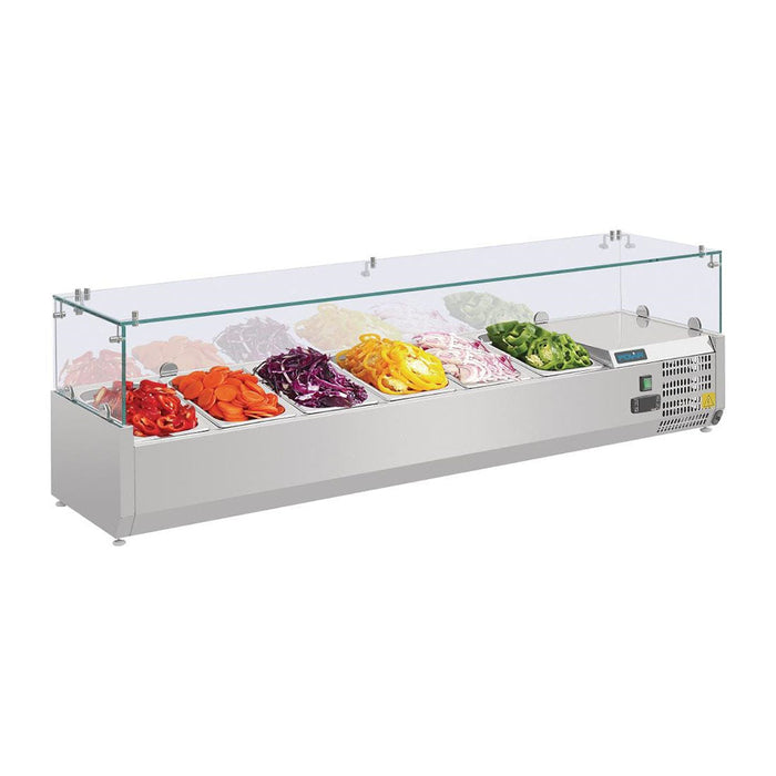 Polar G-Series Countertop Prep Fridge 6 x 1/4GN - AB090-A