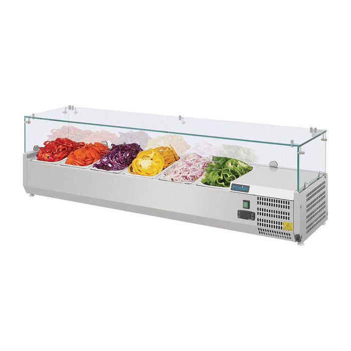 Polar G-Series Countertop Prep Fridge 6 x 1/4GN - AB090-A