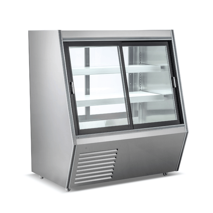 Bonvue Dual-Access Refrigerated Deli, Meat and Seafood Display Case - AMS-12DD