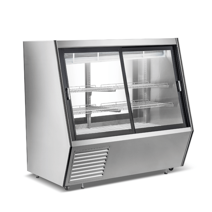 Bonvue Dual-Access Refrigerated Deli, Meat and Seafood Display Case - AMS-15DD