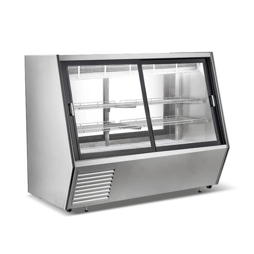 Bonvue Dual-Access Refrigerated Deli, Meat and Seafood Display Case - AMS-18DD