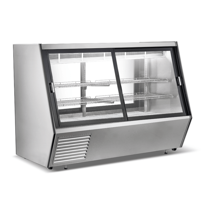 Bonvue Dual-Access Refrigerated Deli, Meat and Seafood Display Case - AMS-21DD