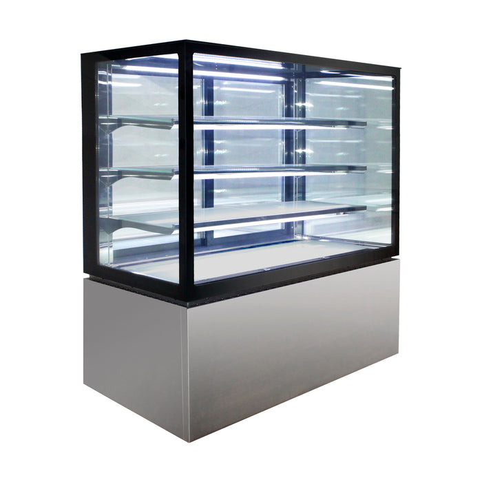 Anvil Square Glass 4 Tier Hot Display 600mm - NDHV4720