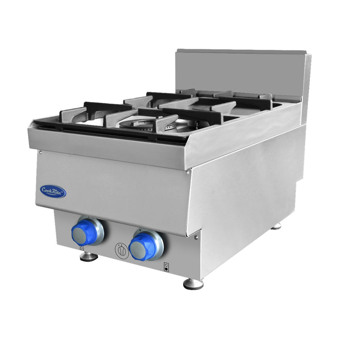 Cookrite 2 Burner Cook Top 650 NG - AT65G2B-C-NG