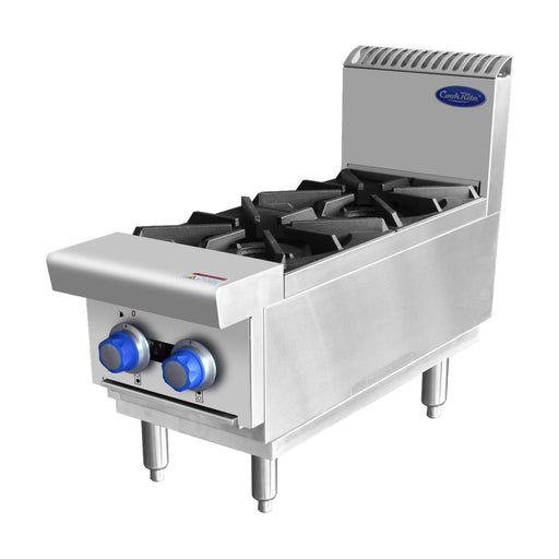 Cookrite Open 2 Burner Cook Tops NG - AT80G2B-C-NG