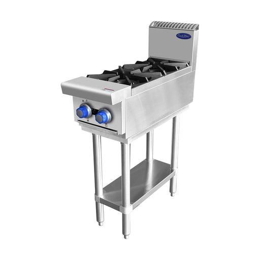 Cookrite 2 Burner Cook Top LPG - AT80G2B-F-LPG