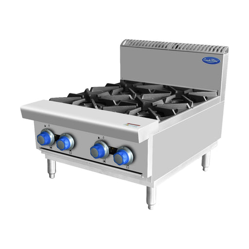 Cookrite Open 4 Burner Cook Tops LPG - AT80G4B-C-LPG