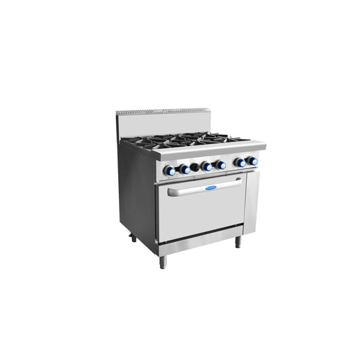 Cookrite 6 Burners With Oven NG - AT80G6B-O-NG