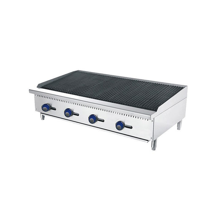 Cookrite 1220MM Char Rock Broiler W1220 X D700 X H385 - ATCB-48-LPG