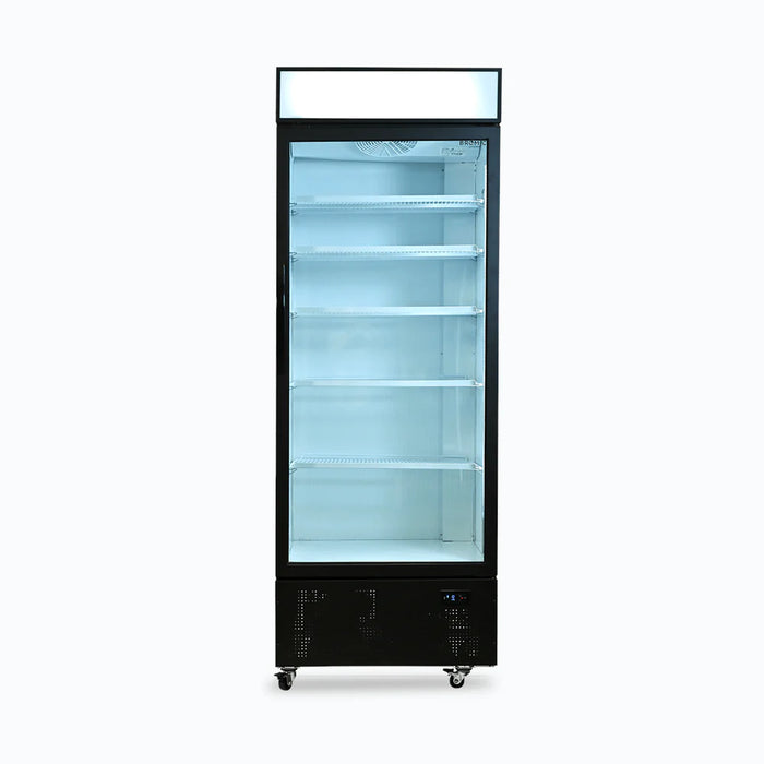 Bromic Upright Display Fridge - 659L - 1 Door - Flat Glass - Lightbox - GM0690LB