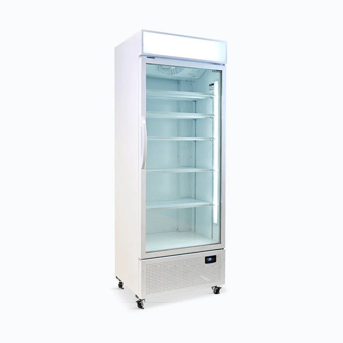 Bromic Upright Display Fridge - 659L - 1 Door - Flat Glass - Lightbox - GM0690LW