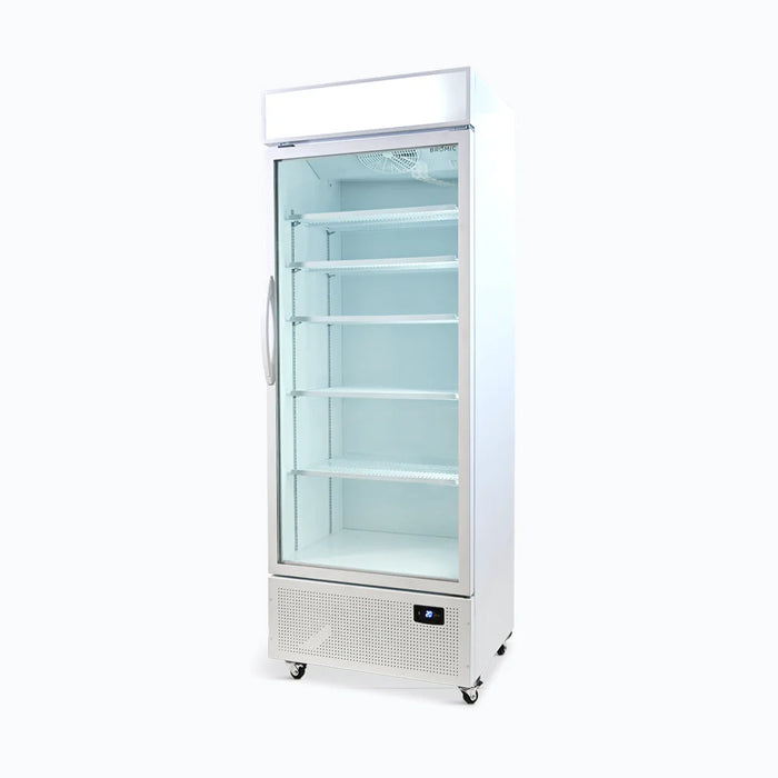 Bromic Upright Display Fridge - 659L - 1 Door - Flat Glass - Lightbox - GM0690LW