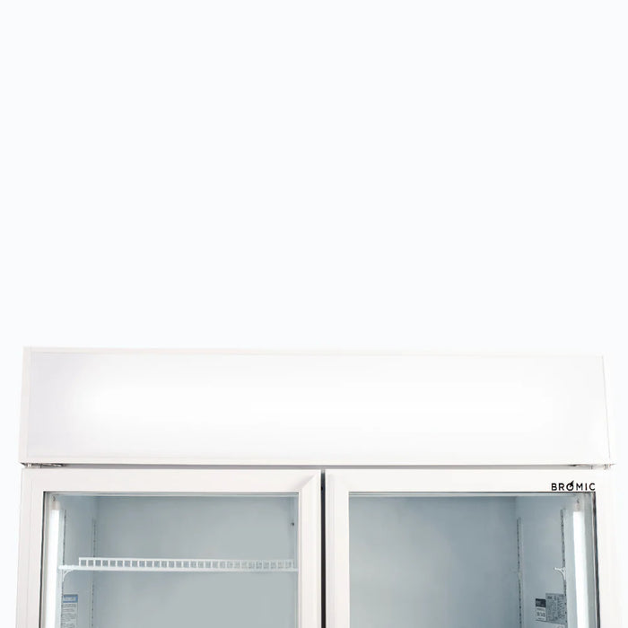 Bromic Upright Display Fridge - 960L - 2 Doors - Flat Glass - Cassette - GM1000LWCAS