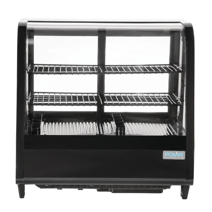 Polar C-Series Countertop Food Display Fridge 100L Black - CC611-A