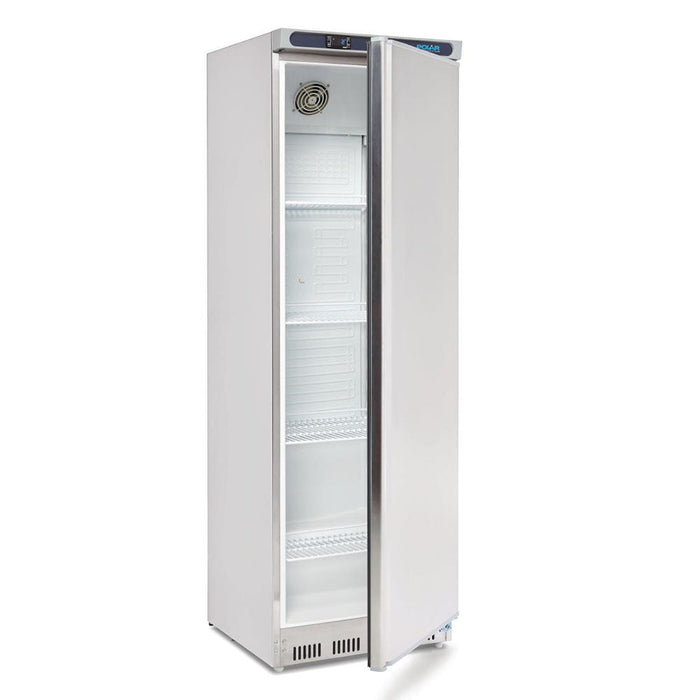 Polar C-Series Upright Fridge 400L Stainless Steel - CD082-A