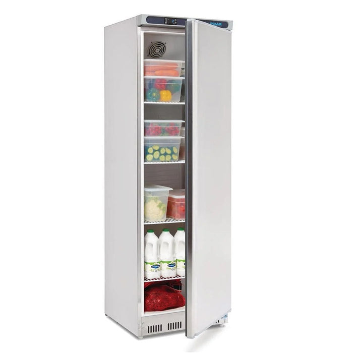 Polar C-Series Upright Fridge 400L Stainless Steel - CD082-A