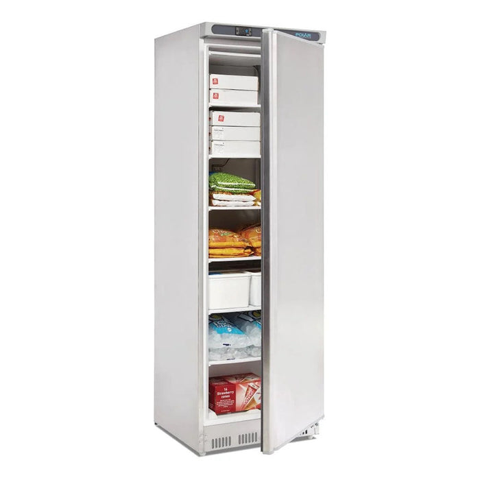 Polar C-Series Upright Freezer 365L Stainless Steel - CD083-A