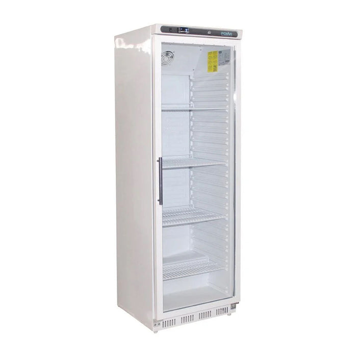 Polar C-Series Upright Display Fridge 400L White - CD087-A