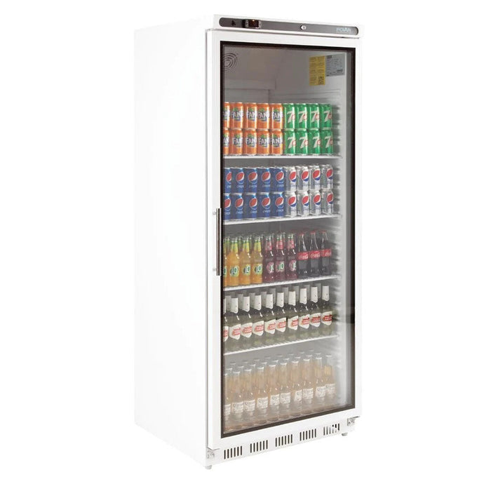 Polar C-Series Upright Display Fridge 600L White - CD088-A